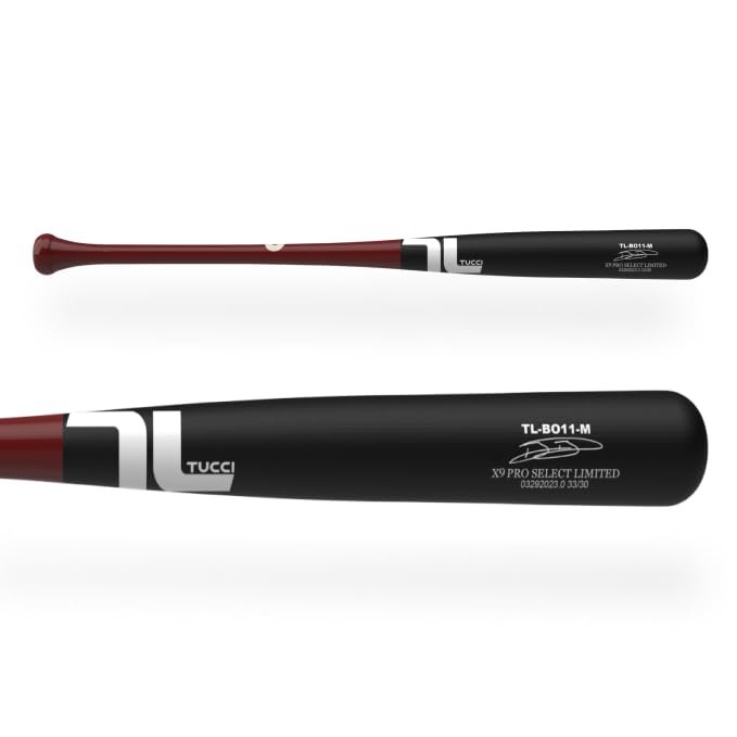 Tucci Bo Bichette Signature Model X9 Pro Select Limited Stock Wood Bat, 33"