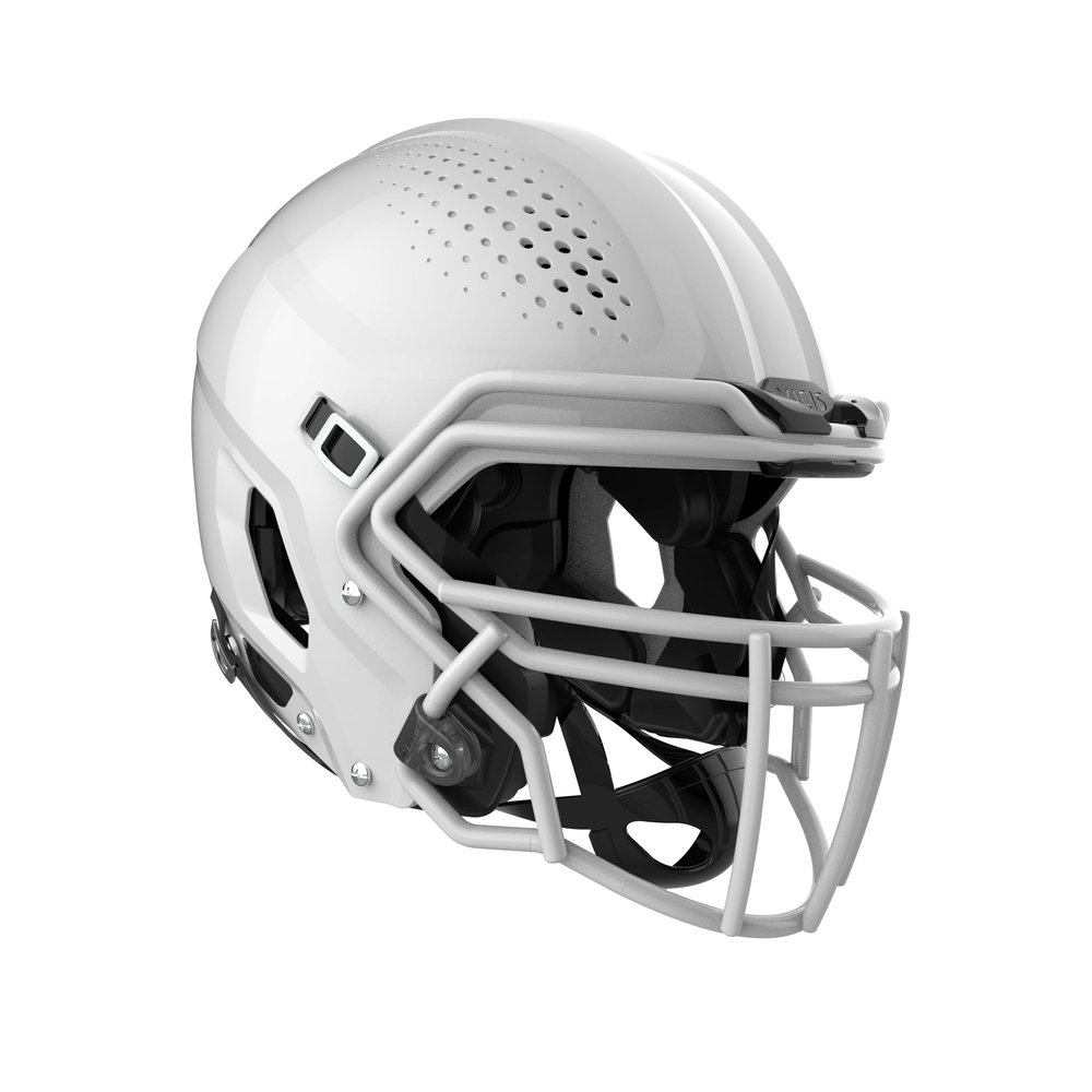 VICIS ZERO2 Youth Football Helmet, Molded Gloss White, Large, SC-223 Facemask