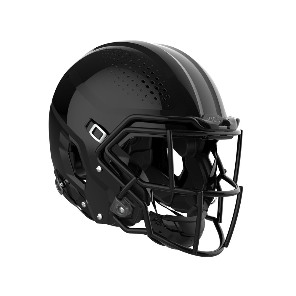 VICIS ZERO2 Varsity Football Helmet, Molded Gloss Black, X-Large, SO-212E Facemask