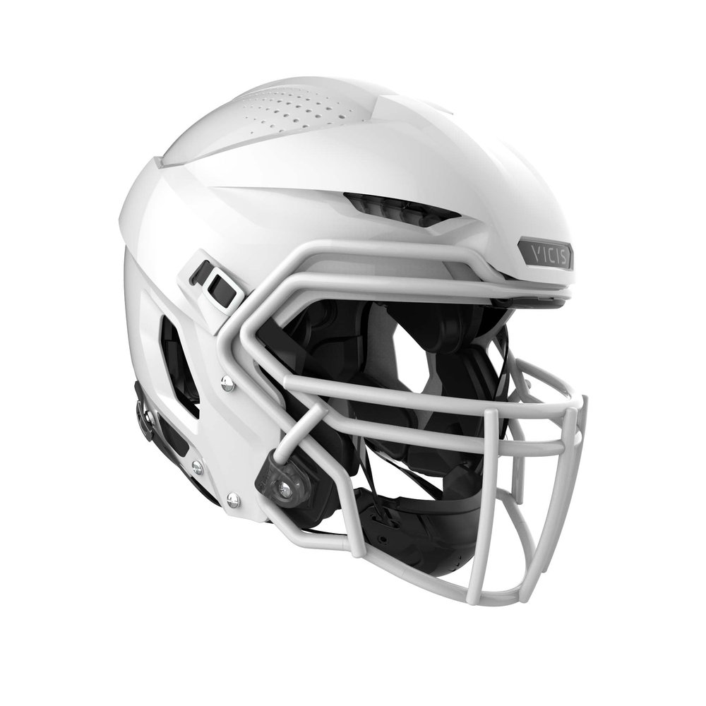 VICIS ZERO2 Trench Football Helmet, SC-223-S Facemask Attached, White, Large