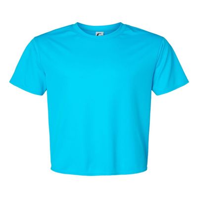 C2 Sport Mens Performance T-Shirt, S, Electric Blue