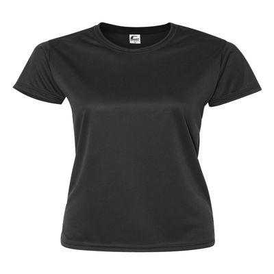 C2 Sport Womens Performance T-Shirt, S, Black