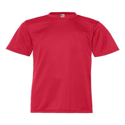 C2 Sport Youth Performance T-Shirt, XS, Red