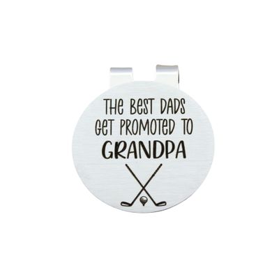 New Dad Baby Announcement Golf Gift Pregnancy Reveal Gift for Husband and Family (best dads get promoted)