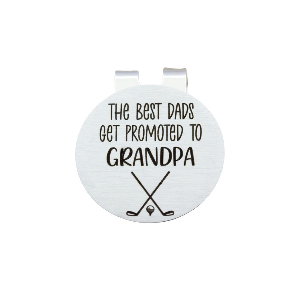 New Dad Baby Announcement Golf Gift Pregnancy Reveal Gift for Husband and Family (best dads get promoted)