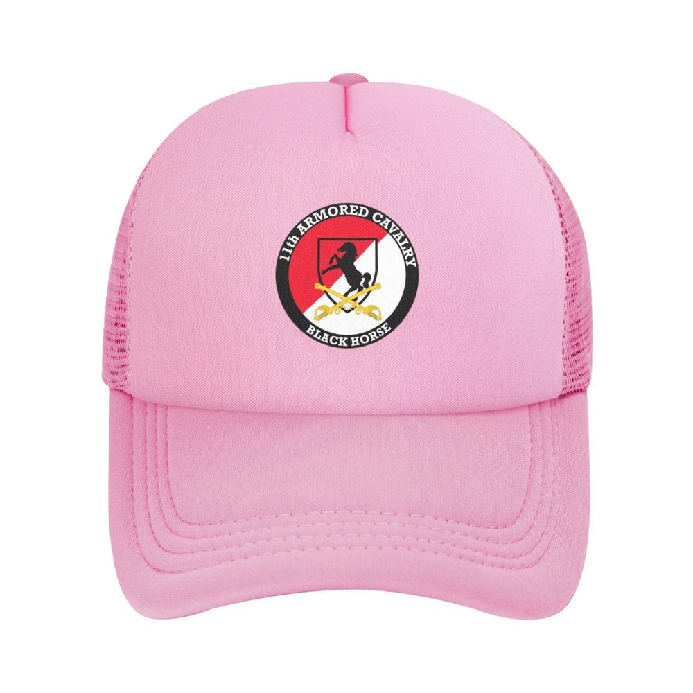 11th Armored Cavalry Regiment Solid Mesh Baseball Cap Exudes Charm