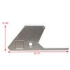 Boat Side Panel Insert 7202888SK | STBD Silver 32 1/2 x 13 3/8 Inch view 4