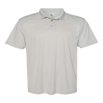 C2 Sport Mens Utility Polo, M, Silver
