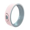 QALO Women's Rubber Silicone Ring, Heart and Antlers Strata Rubber Wedding Band, Breathable, Durable Engagement Silicone Ring, 6mm Wide 1.85mm Thick, Iridescent Blue, Size 6 view 1