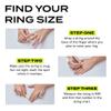 QALO Women's Rubber Silicone Ring, Heart and Antlers Strata Rubber Wedding Band, Breathable, Durable Engagement Silicone Ring, 6mm Wide 1.85mm Thick, Iridescent Blue, Size 6 view 4