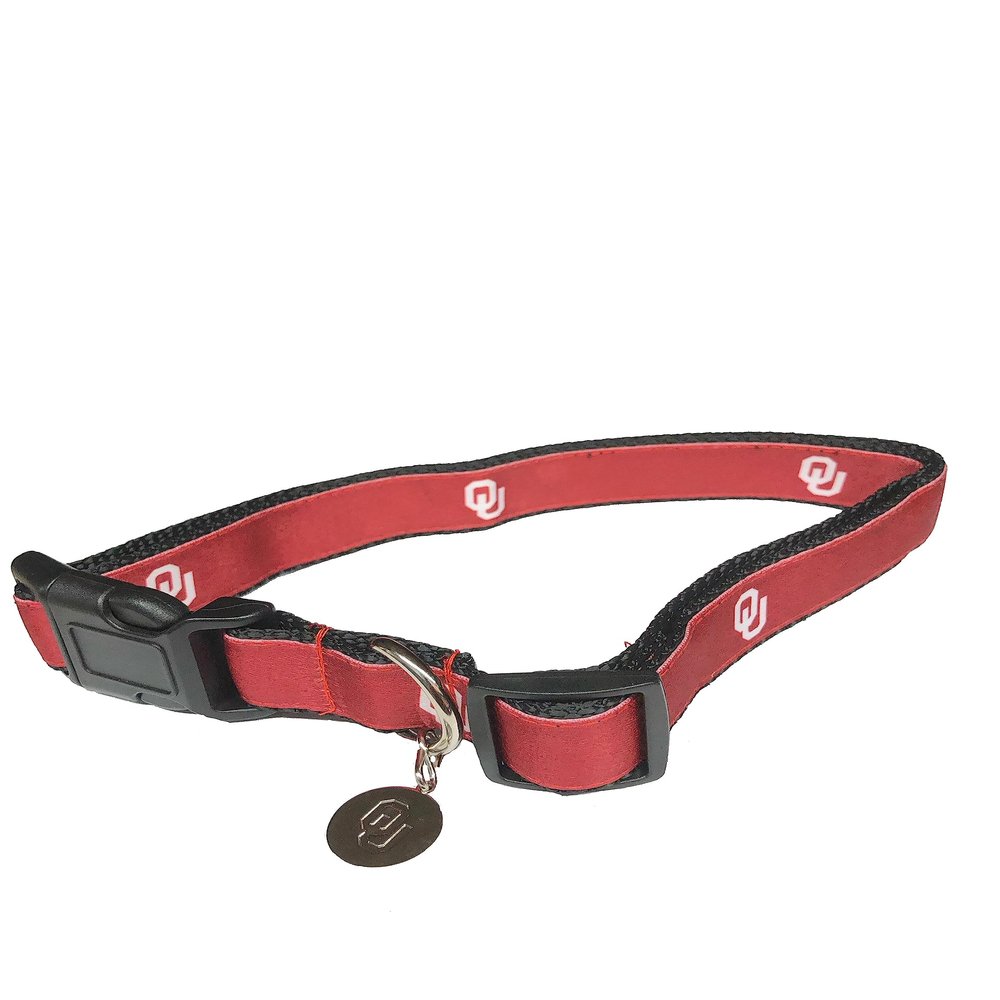 College Pet Dog Collars (Medium, Oklahoma)