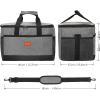 VIDECOR 30L Insulated Cooler Bag Collapsible Waterproof with Hard Liner Suit for Shopping Picnic Camping Beach Hiking Cooler,Blue view 2