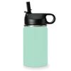 LaserGram Personalized Water Bottle, Duck, Stainless Steel Double Wall Vacuum Insulated with Flip Top Straw, Custom Engraved Gift (12oz / 335ml Teal) view 2