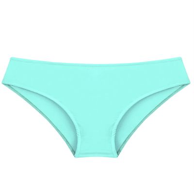 Moggemol Little Big Girls Triangle Bikinis Briefs Swimming Bottoms Swimwear Sports Dance Underpants for Kids Lightblue 8 Years