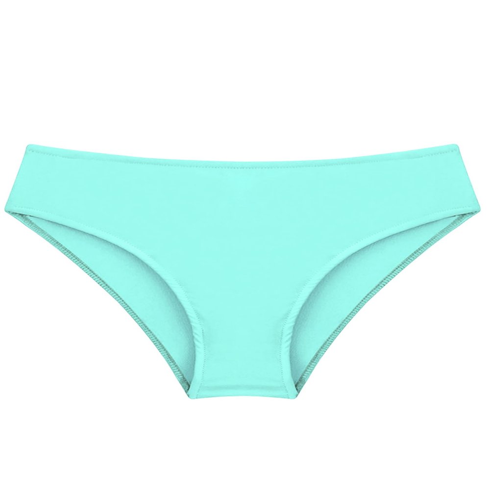 Moggemol Little Big Girls Triangle Bikinis Briefs Swimming Bottoms Swimwear Sports Dance Underpants for Kids Lightblue 8 Years