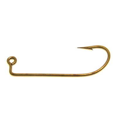 100-4/0 Eagle Claw 630 Bronze O'Shaughnessy Jig Hooks for Jig Molds