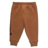 Carhartt Baby Boys' Fleece Joggers Sweatpants Knit Pants, Carhartt Brown, Toddler 3T view 2