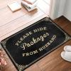 Dsoluuing Garage Accessories for Man Cave Please Hide Packages from Husband Rug Pads & Mat Shoes Here Mat (Size : 50X80CM) view 1