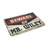 Door Mat Funny Outdoor Beware of Mr. Wiley Rug Bathroom Mat Set Doormat Indoor Entrance (Size : 65X90CM) view 2