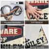 Door Mat Funny Outdoor Beware of Mr. Wiley Rug Bathroom Mat Set Doormat Indoor Entrance (Size : 65X90CM) view 3