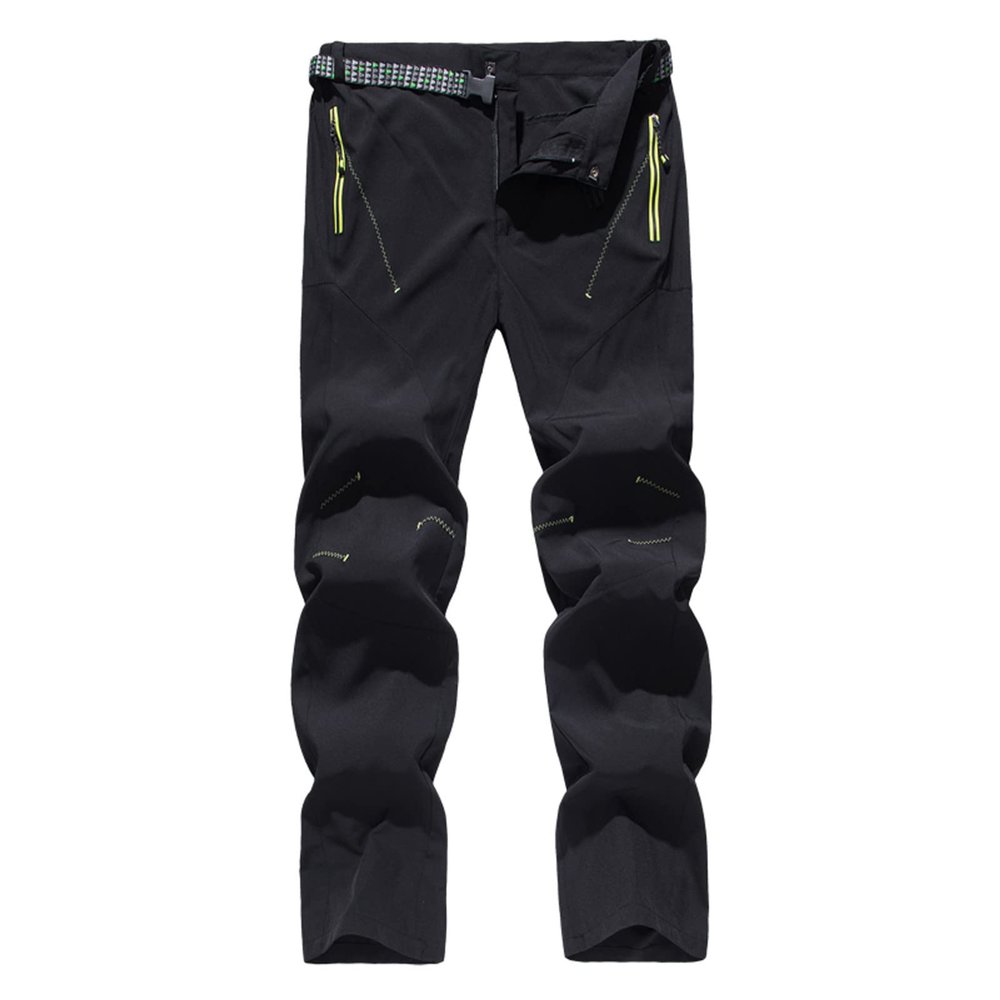 Jeanshose Herren Lang Denim Arbeitshose Cargohose Workout Exercise Trousers Baggy Hose Comfy Trousers bergroe Yoga Hose Streifen Patchwork Performance Series Straight Fit Tapered Leg Jean