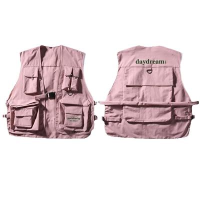 CJQJPNZ Tactical Vest for Fishing, Camping, and Traveling, Suitable for Men and Women Pink1 M