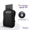 Targus 17 Inch Classic Laptop Backpack - Fits Most Laptops up to 17", Padded Travel Backpack for Business Commuters, College, and Travel (TBB944GL) view 2