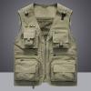 CJQJPNZ Tactical Hiking Vest for Men with Mesh and Multiple Pockets, Perfect for Fishing Orange XL view 2