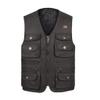 CJQJPNZ Outdoor Fishing Vest with Multiple Pockets for Travel and Photography Army EN8 XXL view 4