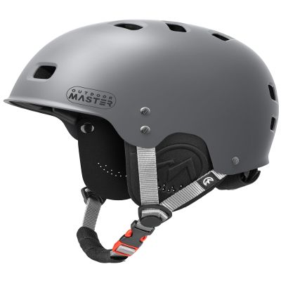 OutdoorMaster Kayak Helmet, Whitewater & Wakeboard Helmet for Men & Women, Water Helmet with Ear Pads, 12 Vents & Dial Fit Adjustment, Perfect for Kayaking & Boating