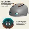 OutdoorMaster Kayak Helmet, Whitewater & Wakeboard Helmet for Men & Women, Water Helmet with Ear Pads, 12 Vents & Dial Fit Adjustment, Perfect for Kayaking & Boating view 3