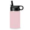 LaserGram Personalized Water Bottle, Horse Head 1, Stainless Steel Double Wall Vacuum Insulated with Flip Top Straw, Custom Engraved Gift (12oz / 335ml Pink) view 2
