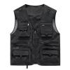 CJQJPNZ Tactical Hiking Vest for Men with Mesh and Multiple Pockets, Perfect for Fishing Black 3XL view 1