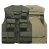 CJQJPNZ Tactical Hiking Vest for Men with Mesh and Multiple Pockets Khaki XS view 2