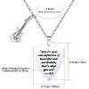 COTATI Quotes Guitar Pick Necklace Outfits Jewelry Accessories Inspired Fans Gift Merch (You are your own definition of beautiful and worthwhile) view 3