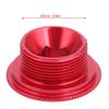 ANGGREK hollowtech Crank Tension Bolt Bicycle arm Cycling Screw 105 end Bike dust Covers Gold crankset m20 Bolts 2 Fixing ii preload m582 for Aries (Red) view 4