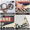 Home Entrance Decor Beware of Mechanic Rug Gamers Accessories Welcome-Ish Front Door Sign (Size : 50X80CM) view 3