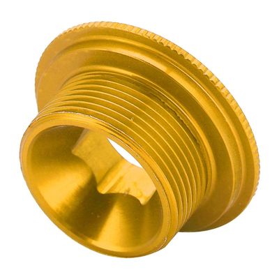 ANGGREK hollowtech Crank Tension Bolt Bicycle arm Cycling Screw 105 end Bike dust Covers Gold crankset m20 Bolts 2 Fixing ii preload m582 for Aries (Gold)