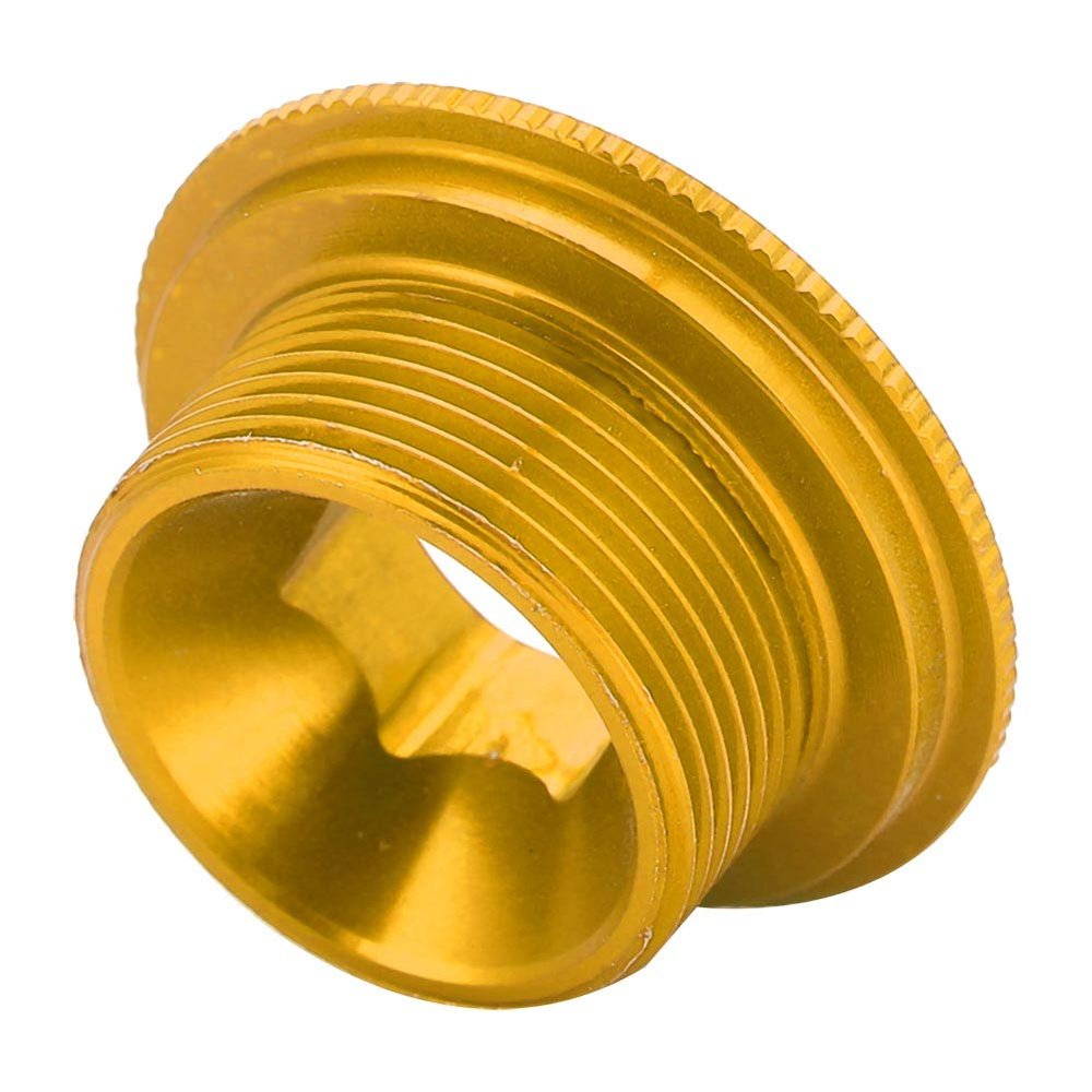 ANGGREK hollowtech Crank Tension Bolt Bicycle arm Cycling Screw 105 end Bike dust Covers Gold crankset m20 Bolts 2 Fixing ii preload m582 for Aries (Gold)