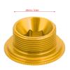 ANGGREK hollowtech Crank Tension Bolt Bicycle arm Cycling Screw 105 end Bike dust Covers Gold crankset m20 Bolts 2 Fixing ii preload m582 for Aries (Gold) view 4