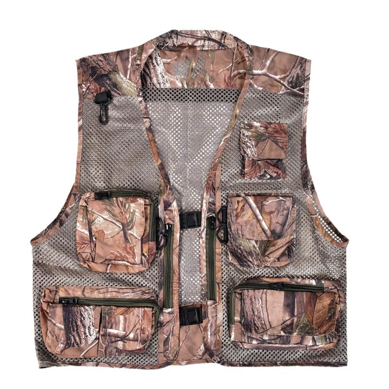 CJQJPNZ Outdoor Fishing Vest with Multi-Pockets, Perfect for Photography as the photo1 XL