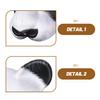 Holibanna Panda Mask for Halloween Cosplay Eva Animal Masquerade Mask for Adults Costume Accessory for Halloween Parties Clubs and Festivals view 3