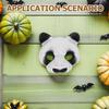 Holibanna Panda Mask for Halloween Cosplay Eva Animal Masquerade Mask for Adults Costume Accessory for Halloween Parties Clubs and Festivals view 4