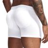 JOCKMAIL Mens Padded Underwear Cotton Boxer Brief Body Shapewear Butt Lift Enhancer with Hip Removable Pad (as1, alpha, x_l, regular, regular, white-short) view 1