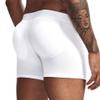 JOCKMAIL Mens Padded Underwear Cotton Boxer Brief Body Shapewear Butt Lift Enhancer with Hip Removable Pad (as1, alpha, x_l, regular, regular, white-short) view 2