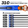310lbs Heavy Resistance Bands for Working Out, NITEEN Resistance Bands with Handles Weight Exercise Bands for Men Women, Workout Bands with Door Anchor and Ankle Straps Strength Training Equipment view 2