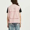 CJQJPNZ Tactical Vest for Fishing, Camping, and Traveling, Suitable for Men and Women Pink M view 4
