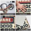 Porch Rugs Outdoor Beware of Dogo Canario Doormat Doormat Fall Cool Rugs (Size : 50X80CM) view 3