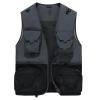 CJQJPNZ Color Matching Vest for Men, Waterproof and Tactical 8829 Deep gray9 XL view 1