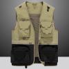 CJQJPNZ Color Matching Vest for Men, Waterproof and Tactical 8828 EN8 XL view 2